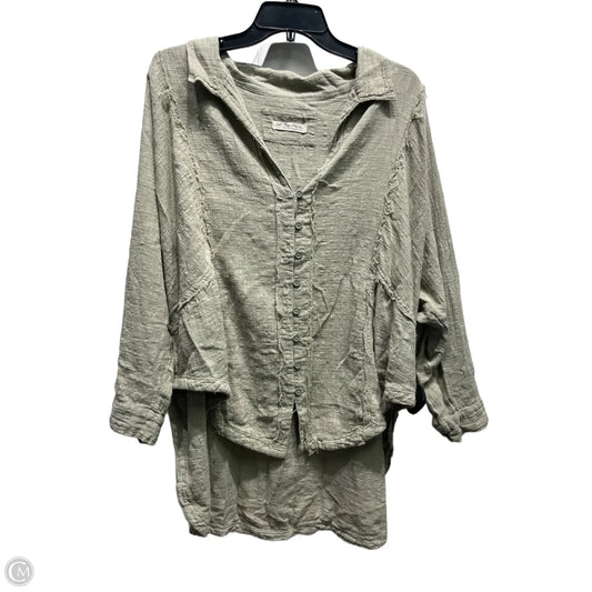 Top Long Sleeve By We The Free In Green, Size: S