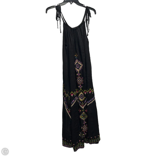 Dress Casual Maxi By Anthropologie In Black & Purple, Size: Xs
