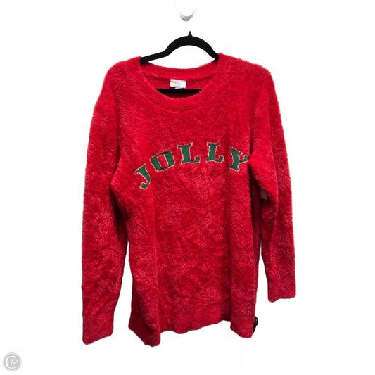 Sweater By Lularoe In Red, Size: L