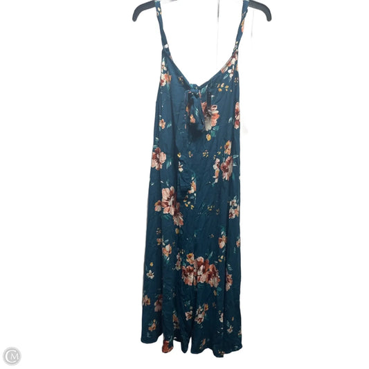 Jumpsuit By Torrid In Green & Orange, Size: 2x