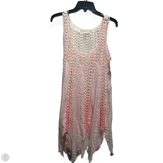 Top Sleeveless By Boston Proper In Pink, Size: M