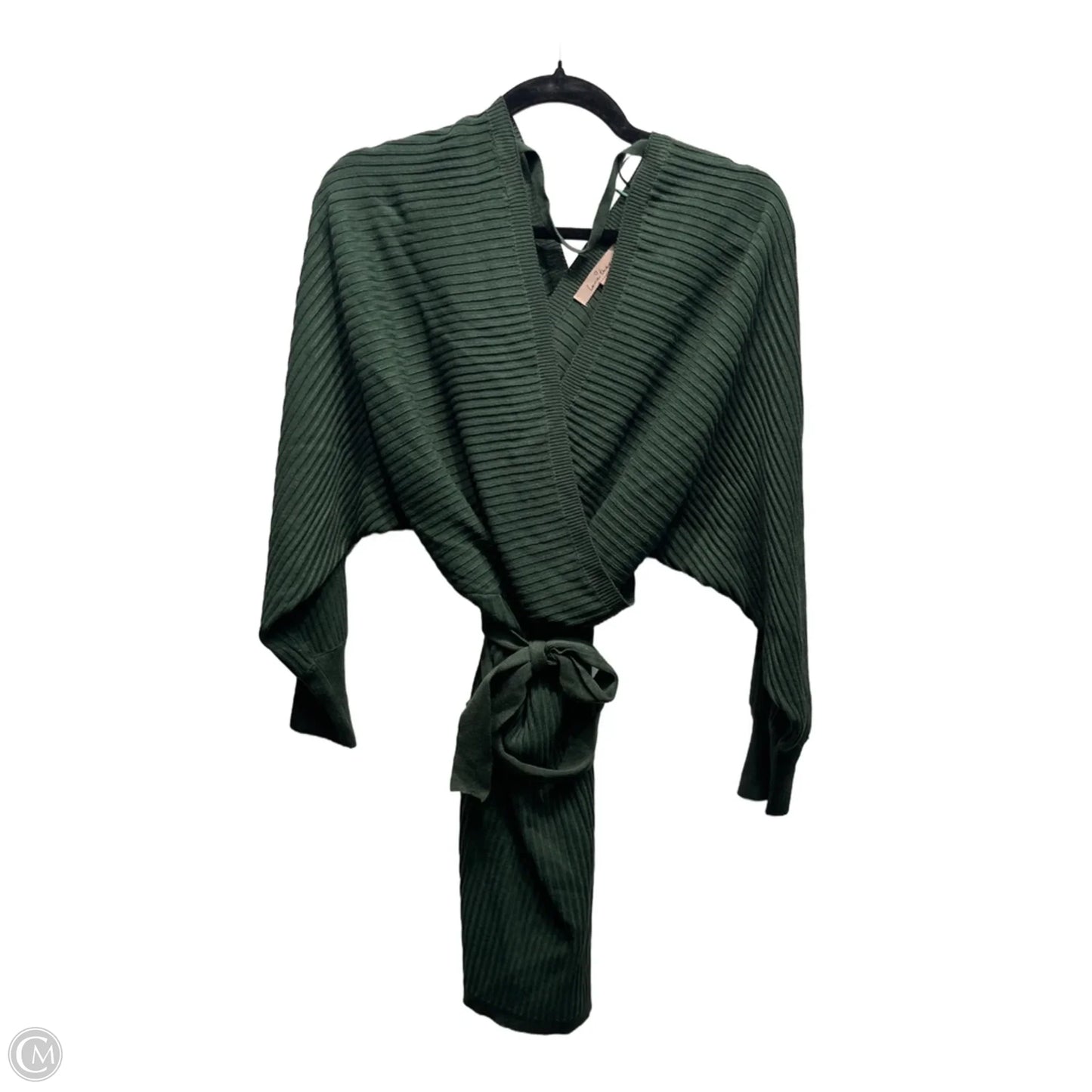 Dress Sweater By Love Tree In Green, Size: M