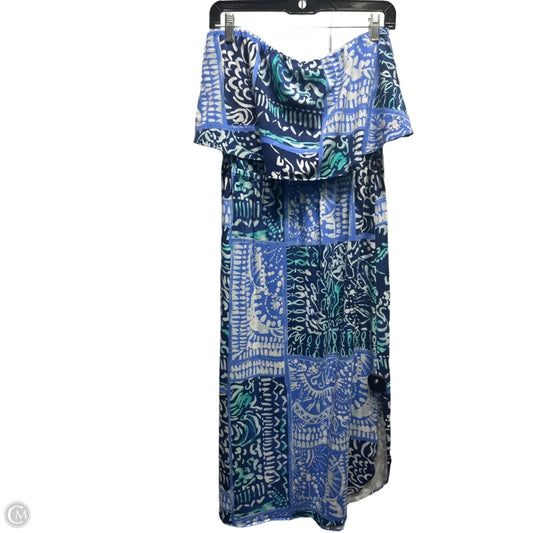 Dress Designer By Lilly Pulitzer In Blue, Size: M