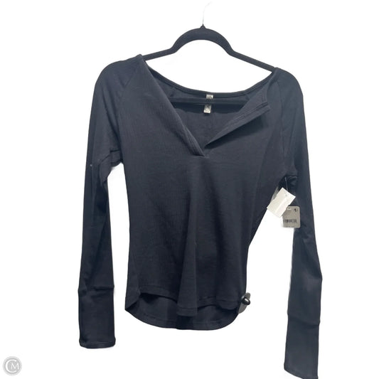 Top Long Sleeve By Free People In Black, Size: L