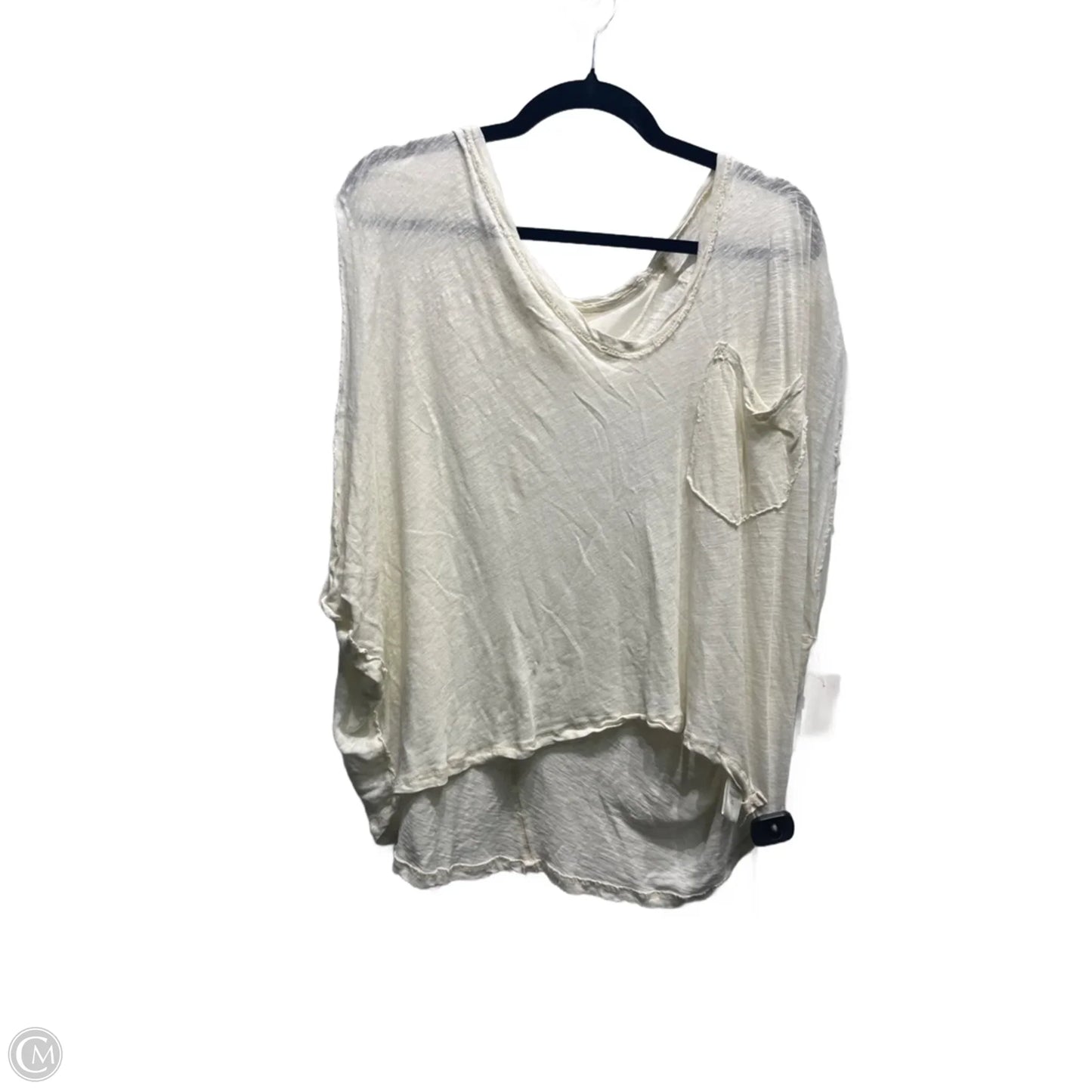 Top Short Sleeve By We The Free In Cream, Size: S