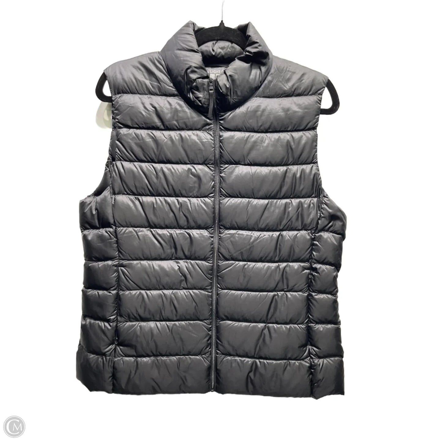 Vest Puffer & Quilted By Uniqlo In Black, Size: L