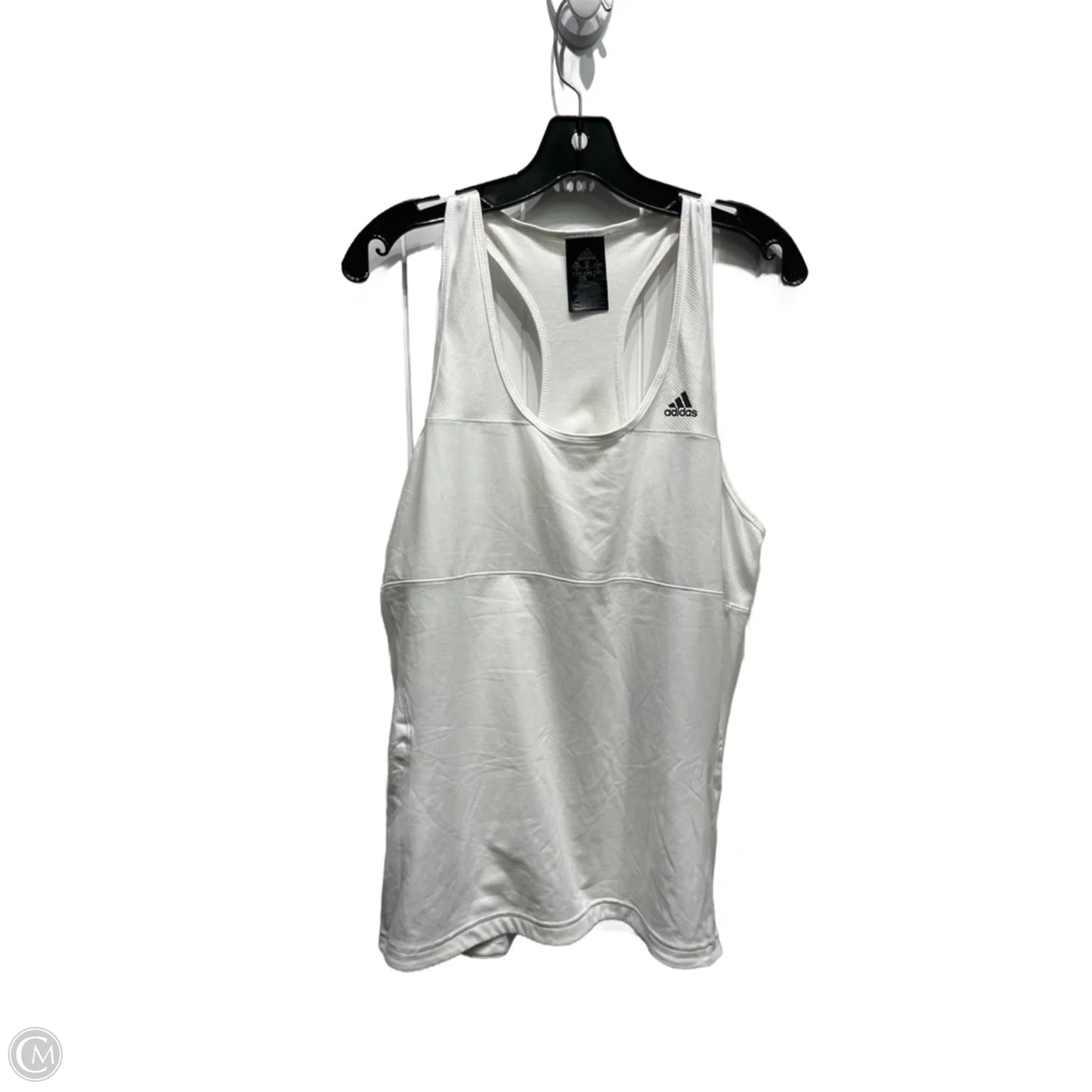 Athletic Tank Top By Adidas In White, Size: Xl