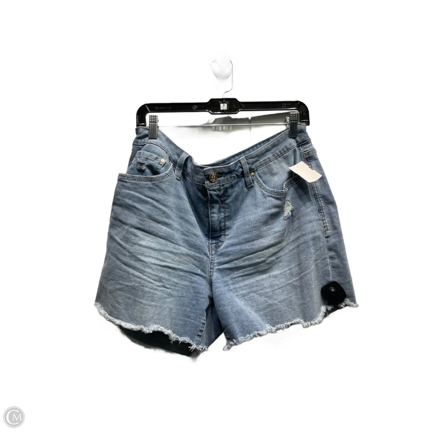 Shorts By Seven 7 In Blue Denim, Size: 14