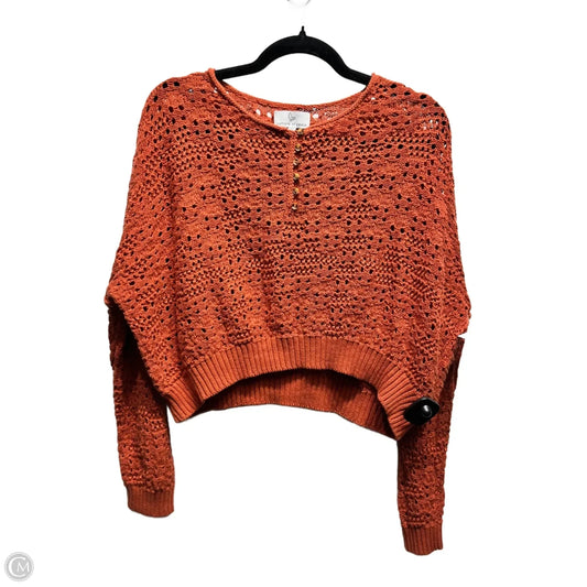 Top Long Sleeve By Patrons Of Peace In Orange, Size: S