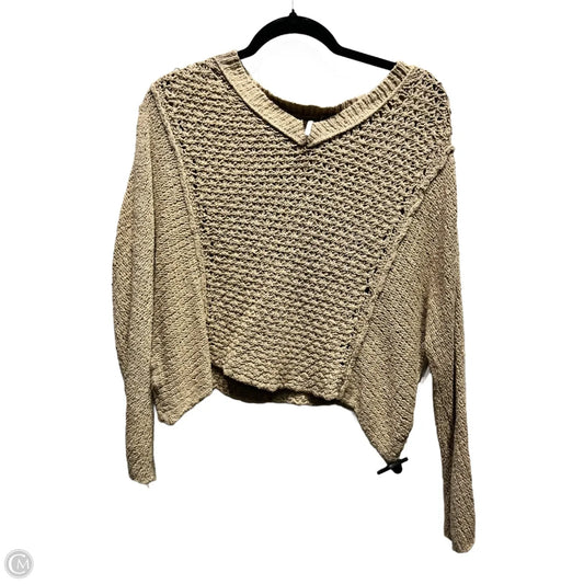 Sweater By Free People In Tan, Size: Xs