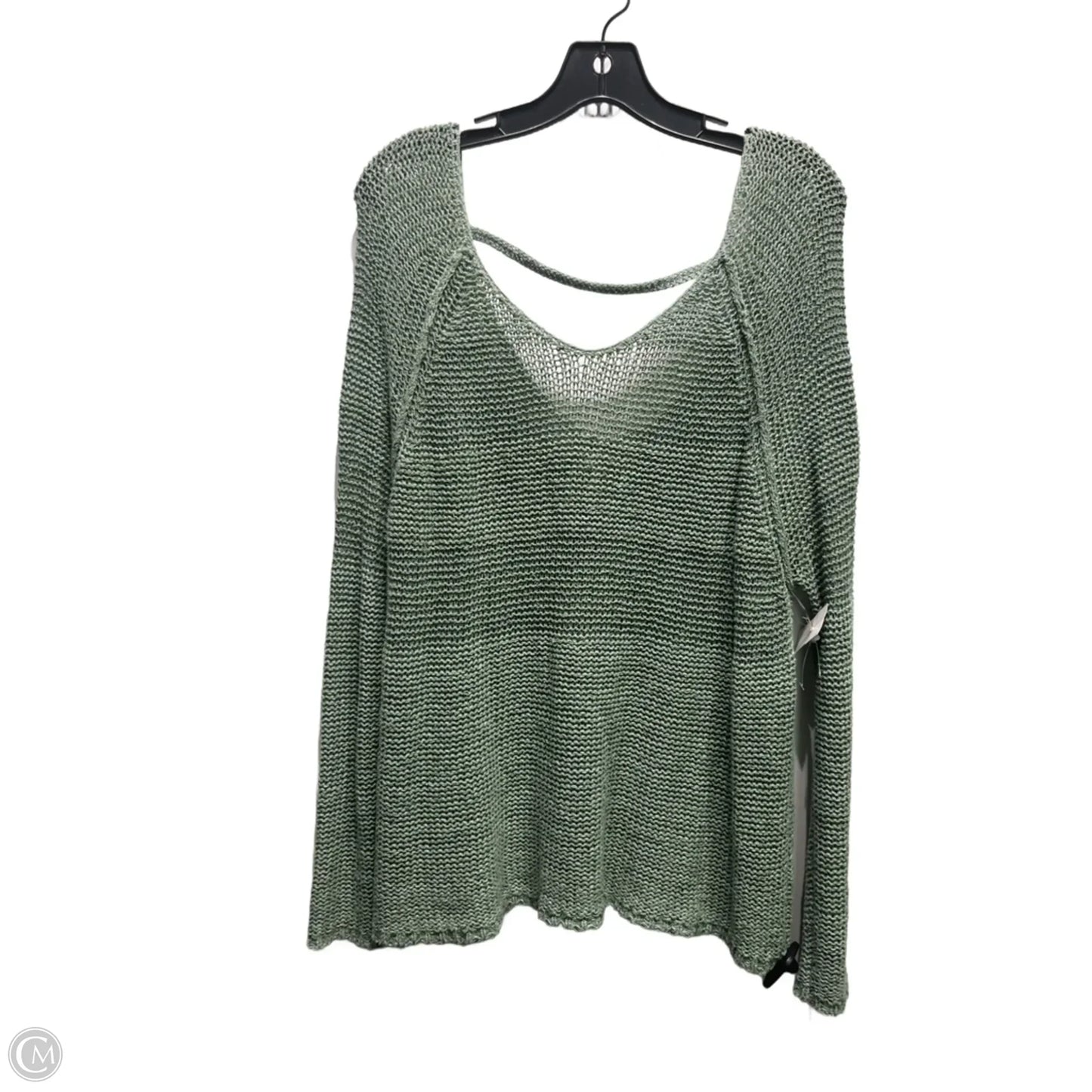 Top Long Sleeve By Free People In Green, Size: M