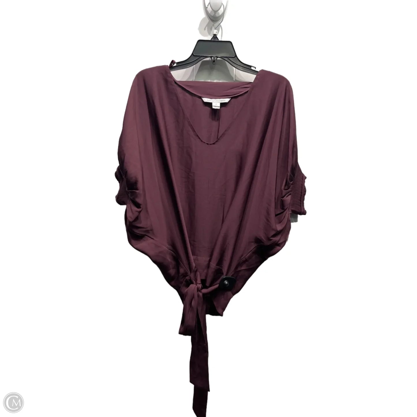 Blouse Designer By Diane Von Furstenberg In Purple, Size: 2