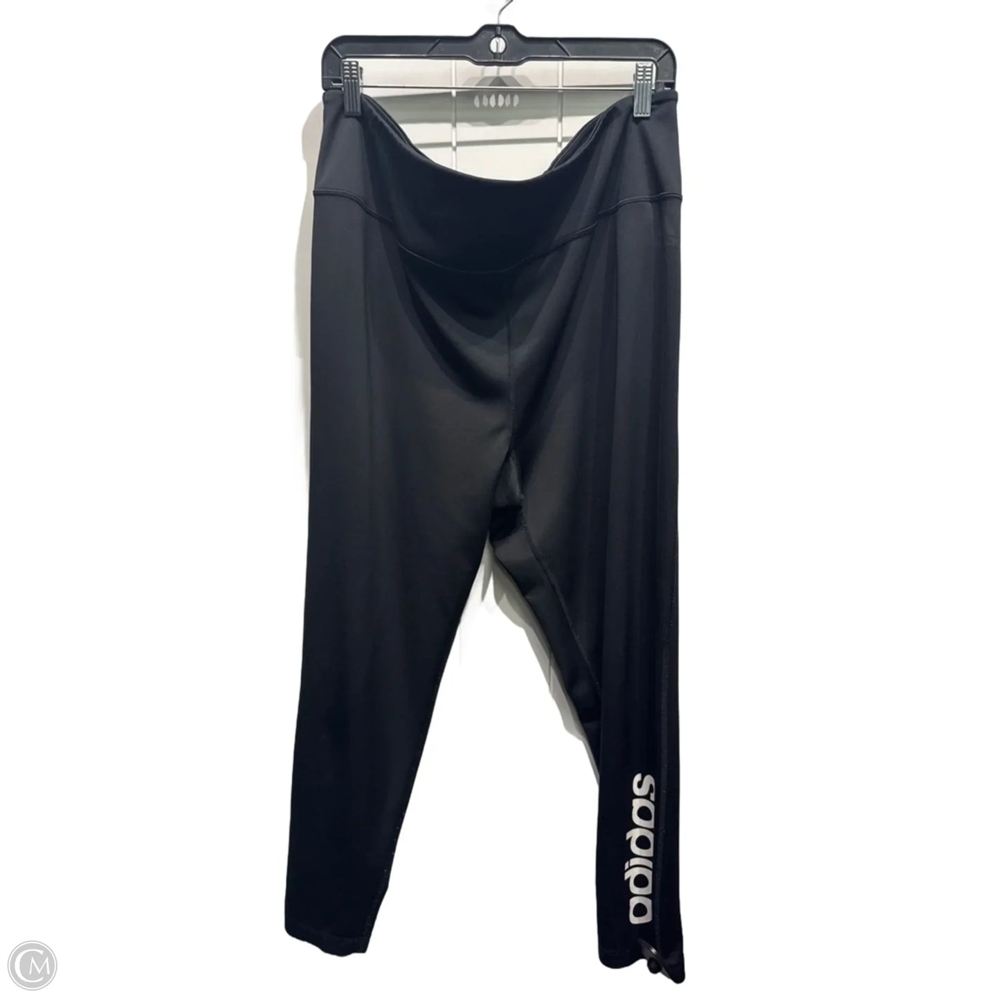 Athletic Leggings By Adidas In Black, Size: 2x