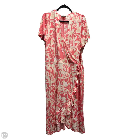 Dress Casual Maxi By Lane Bryant In Pink, Size: 24