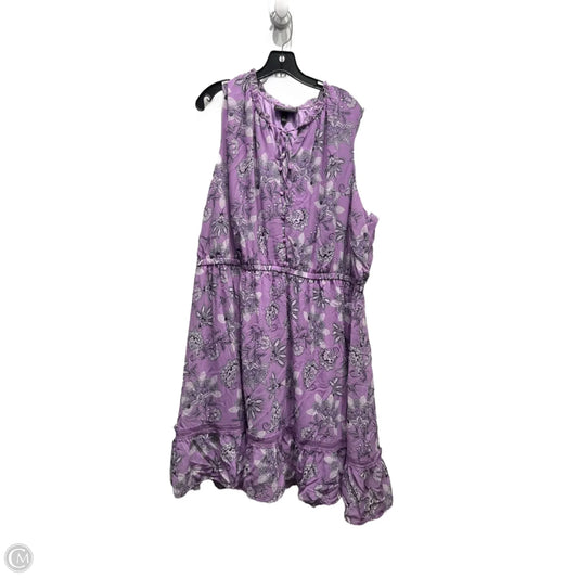 Dress Work By Lane Bryant In Purple, Size: 22