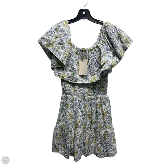 Dress Casual Short By Elan In Blue & Green, Size: L