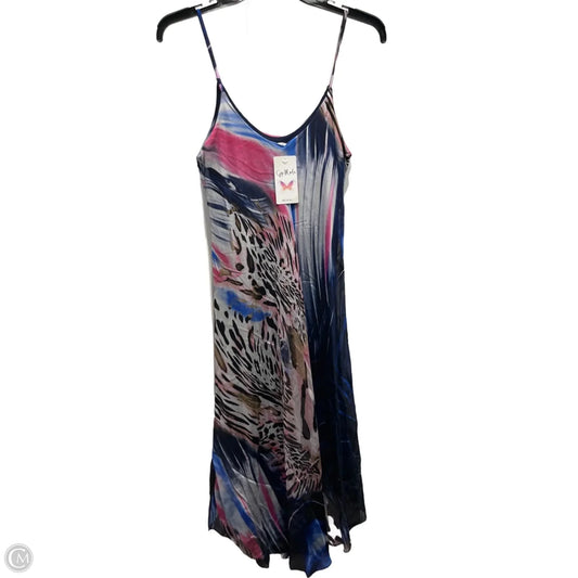 Dress Casual Midi By M Made In Italy In Blue & Pink, Size: Osfm