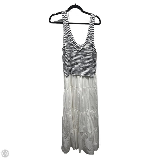 Dress Casual Maxi By Elan In Black & White, Size: L