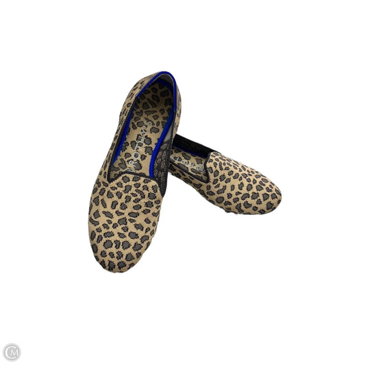 Shoes Flats By Rothys In Black & Tan, Size: 6.5