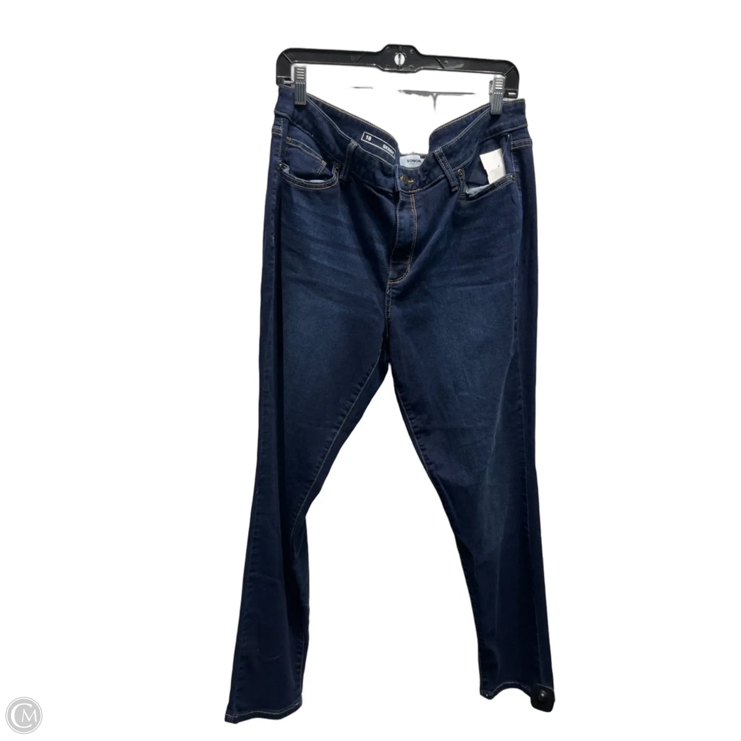 Jeans Skinny By Sonoma In Blue Denim, Size: 18