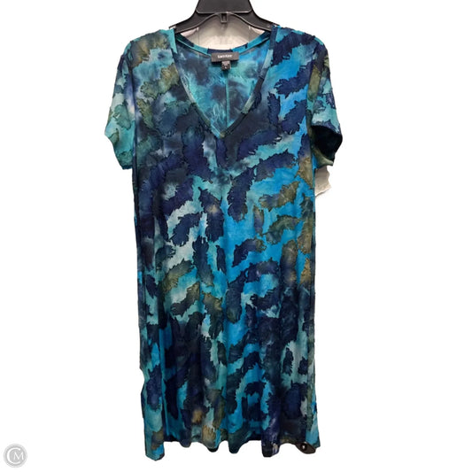 Dress Work By Karen Kane In Blue & Green, Size: L
