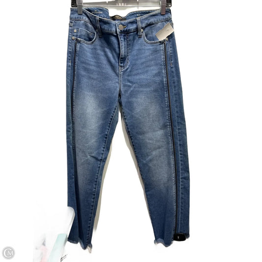 Jeans Straight By Liverpool In Blue Denim, Size: 8