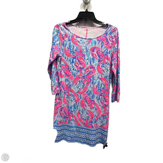 Dress Designer By Lilly Pulitzer In Blue & Pink, Size: M