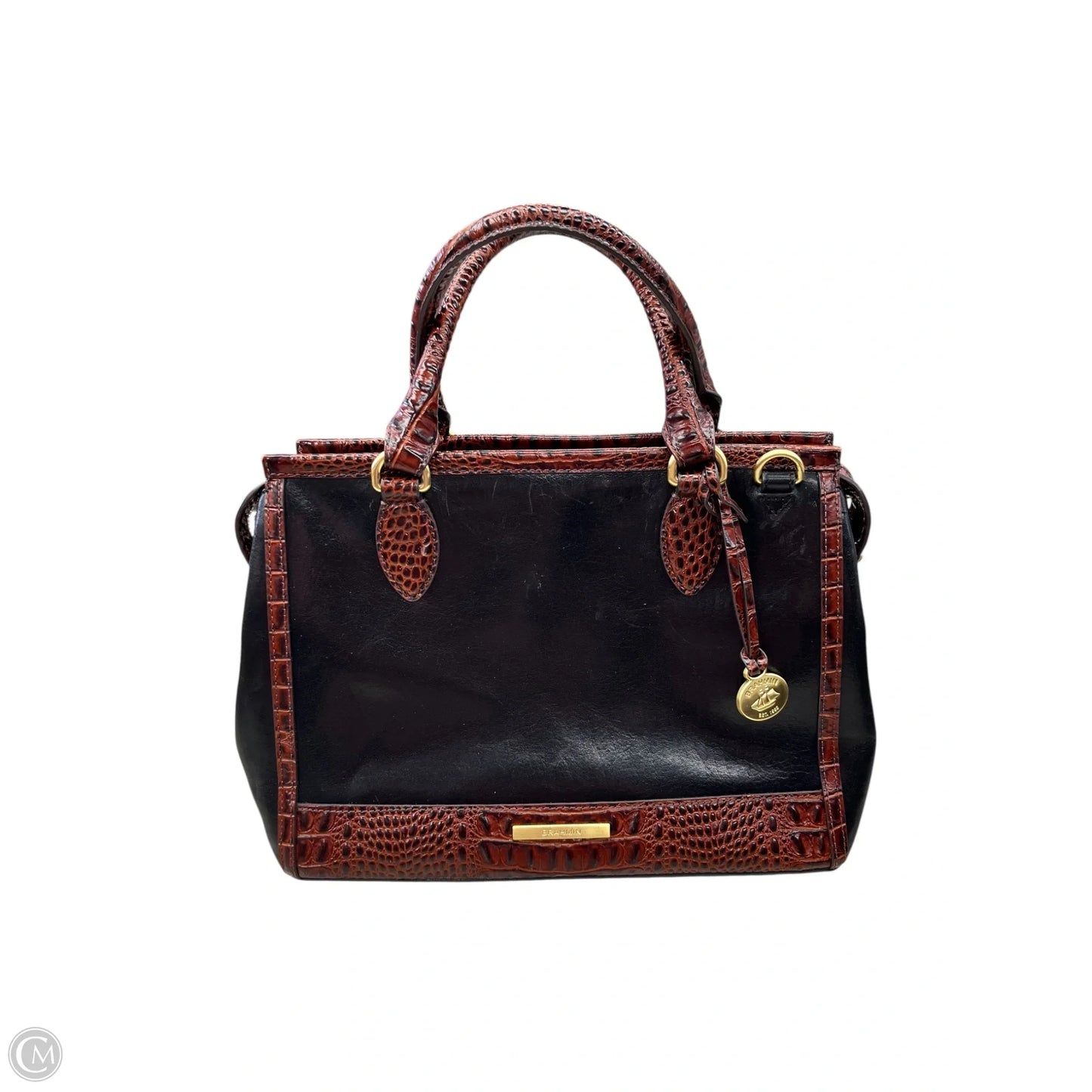 Handbag Designer By Brahmin, Size: Medium