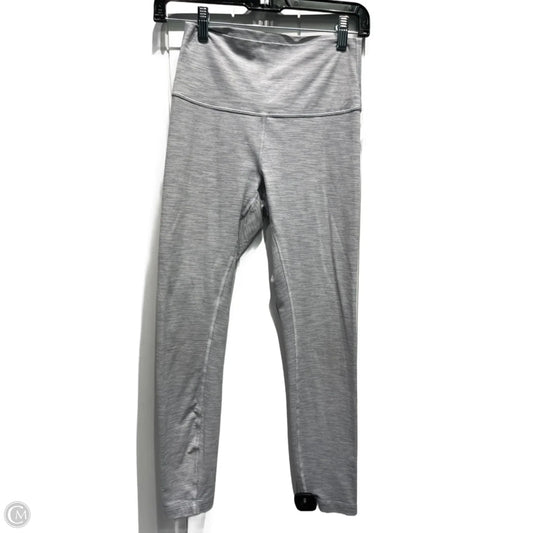 Athletic Leggings By Lululemon In Grey, Size: S