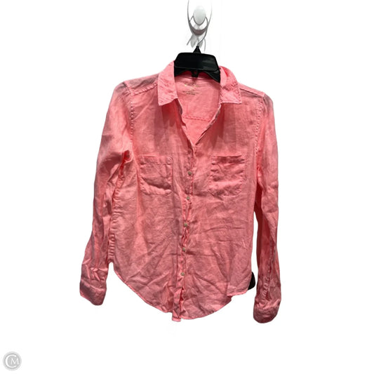 Top Long Sleeve Designer By Lilly Pulitzer In Orange, Size: Xs