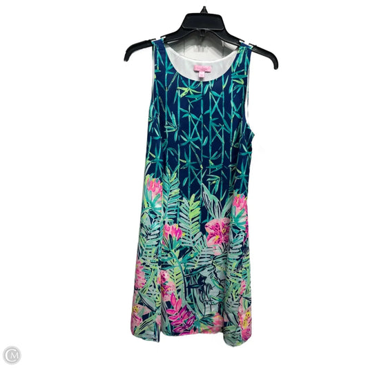 Dress Designer By Lilly Pulitzer In Blue & Green, Size: S