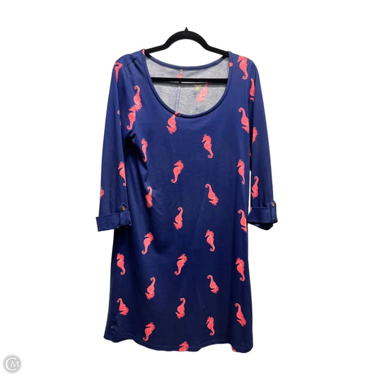 Dress Designer By Lilly Pulitzer In Blue & Pink, Size: M