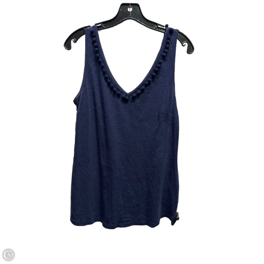 Top Sleeveless Designer By Lilly Pulitzer In Navy, Size: S