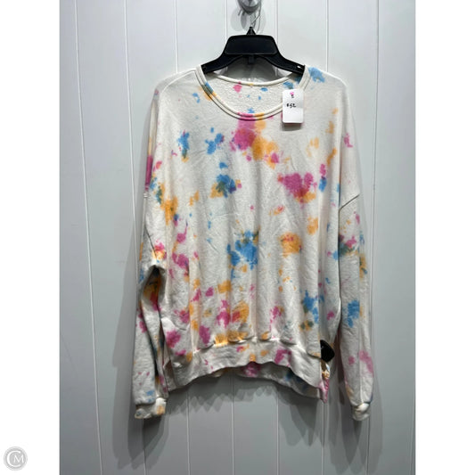 Sweatshirt Crewneck By Clothes Mentor In Blue & Pink, Size: S