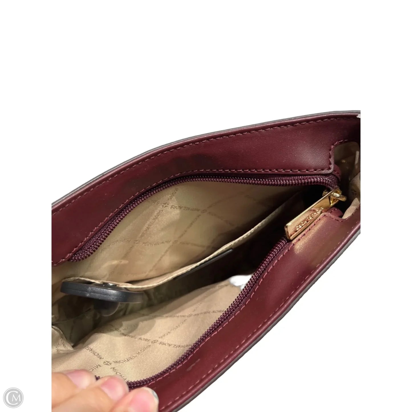 Crossbody Designer By Michael Kors, Size: Medium