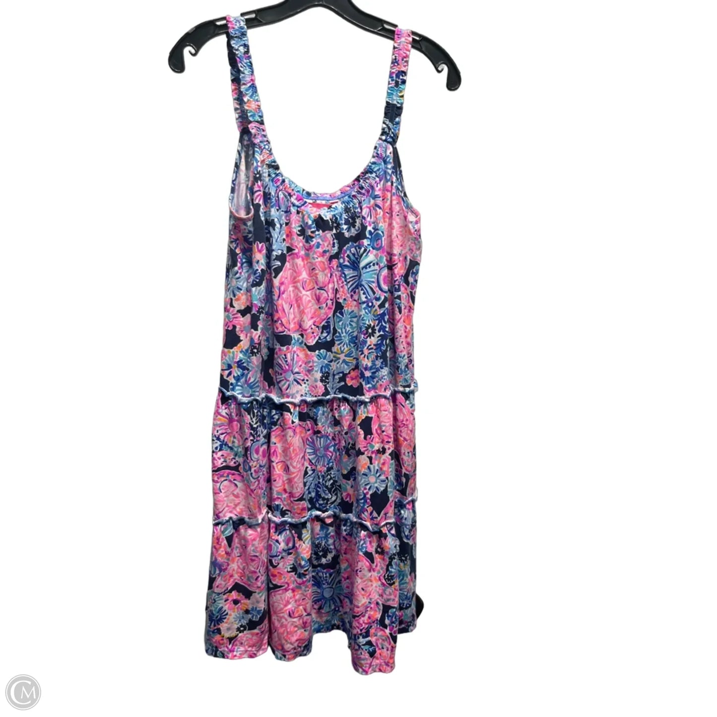 Dress Designer By Lilly Pulitzer In Blue & Pink, Size: L