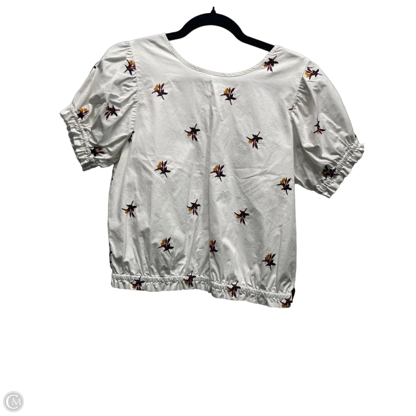 Top Long Sleeve By A Loves A In Brown & White, Size: S