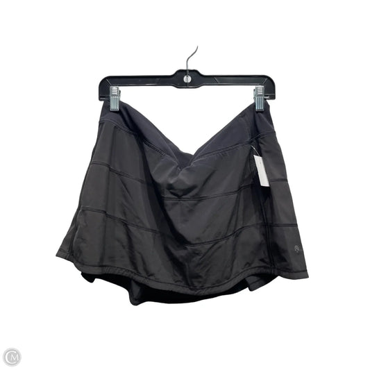 Athletic Skort By Lululemon In Black, Size: 10