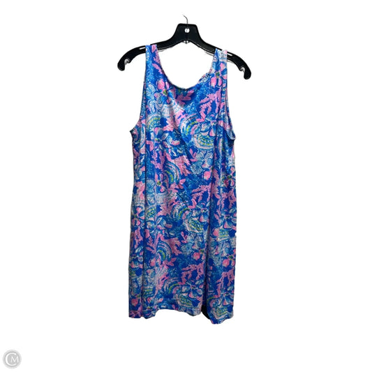 Dress Designer By Lilly Pulitzer In Blue & Pink, Size: L
