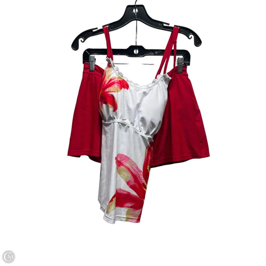 Swimsuit By Cme In Red & Yellow, Size: L