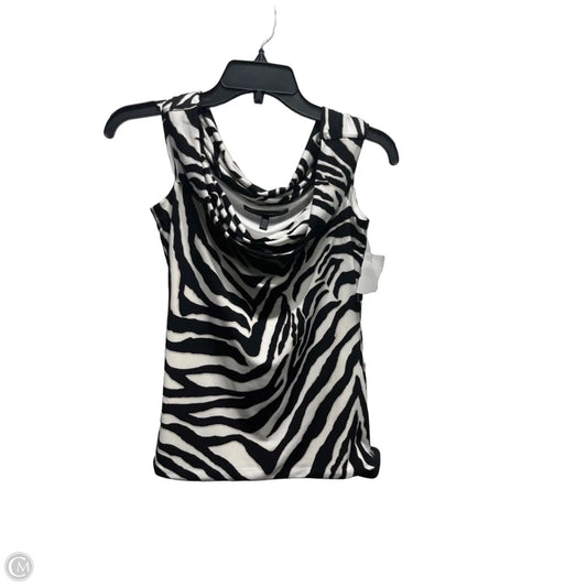 Top Short Sleeve By White House Black Market In Black & White, Size: Xs