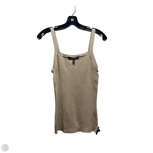 Top Sleeveless By White House Black Market In Tan, Size: Xs