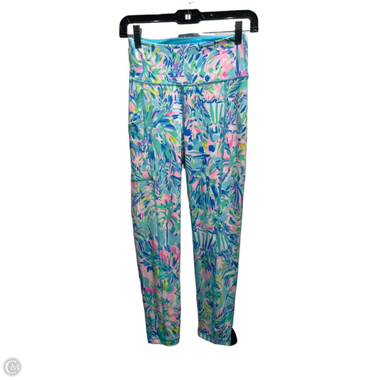 Pants Designer By Lilly Pulitzer In Blue & Pink, Size: Xs