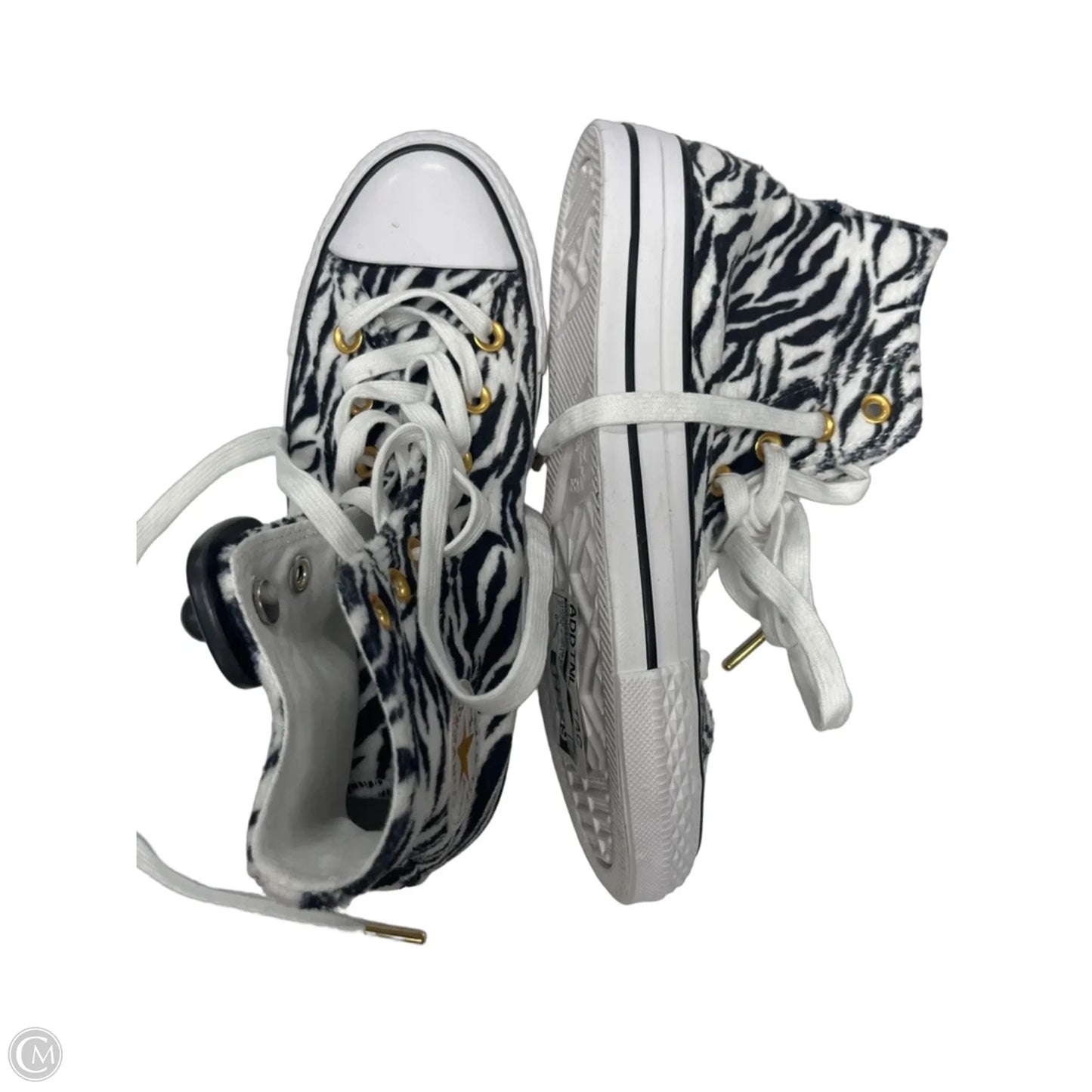 Shoes Sneakers By Converse In Black & White, Size: 6