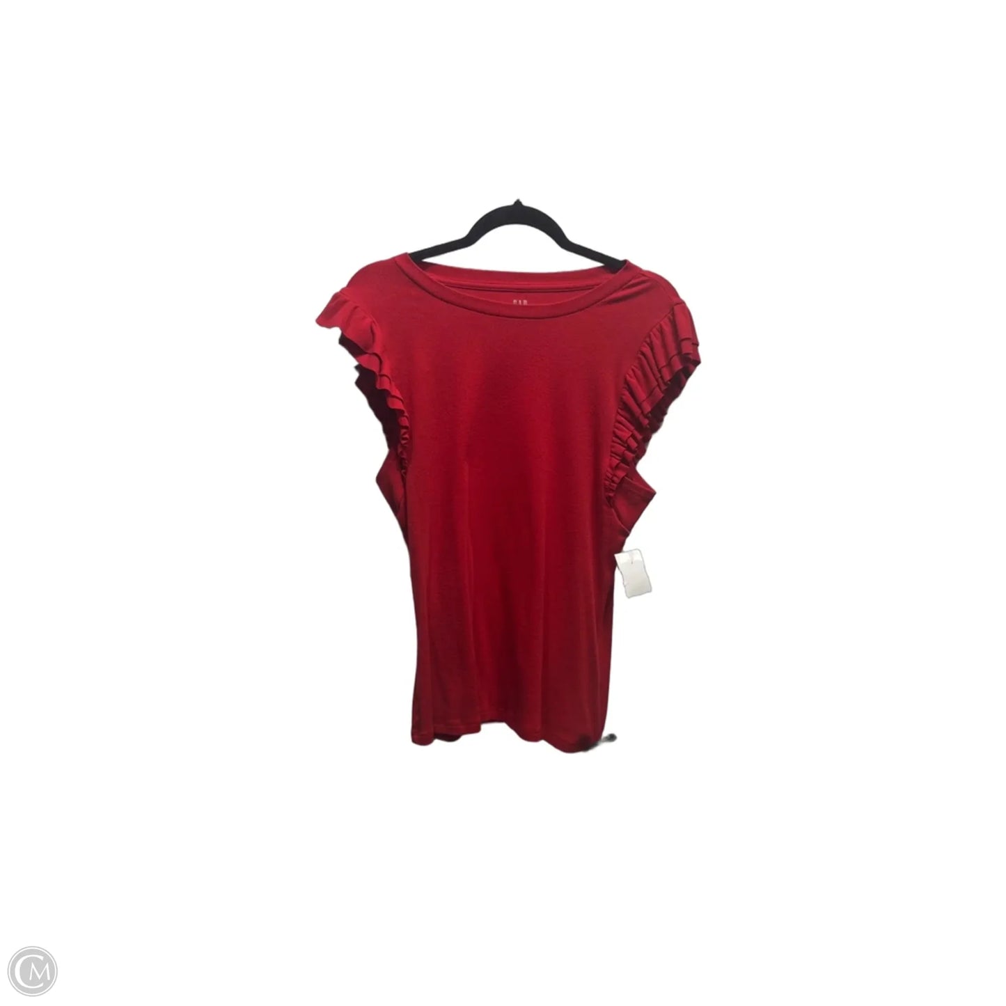 Top Short Sleeve By Gap In Red, Size: Xl