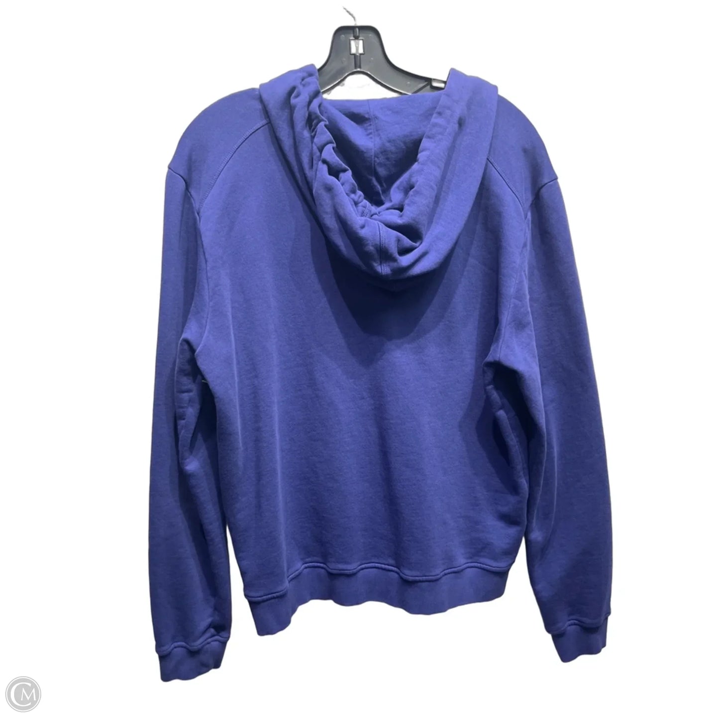 Sweatshirt Luxury Designer By Versace In Blue, Size: L
