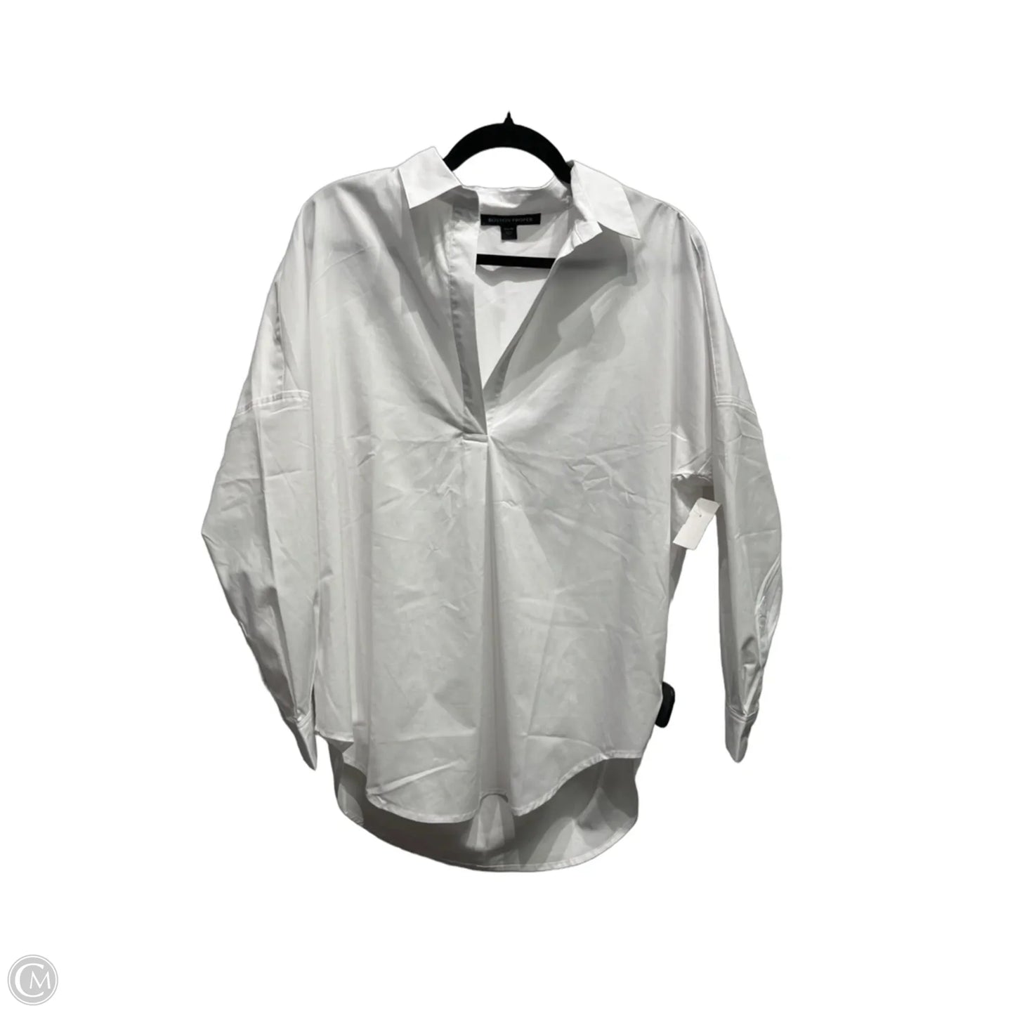 Tunic Long Sleeve By Boston Proper In White, Size: Xs