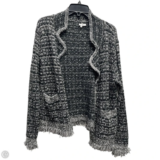Blazer By Sioni In Black & Grey, Size: L