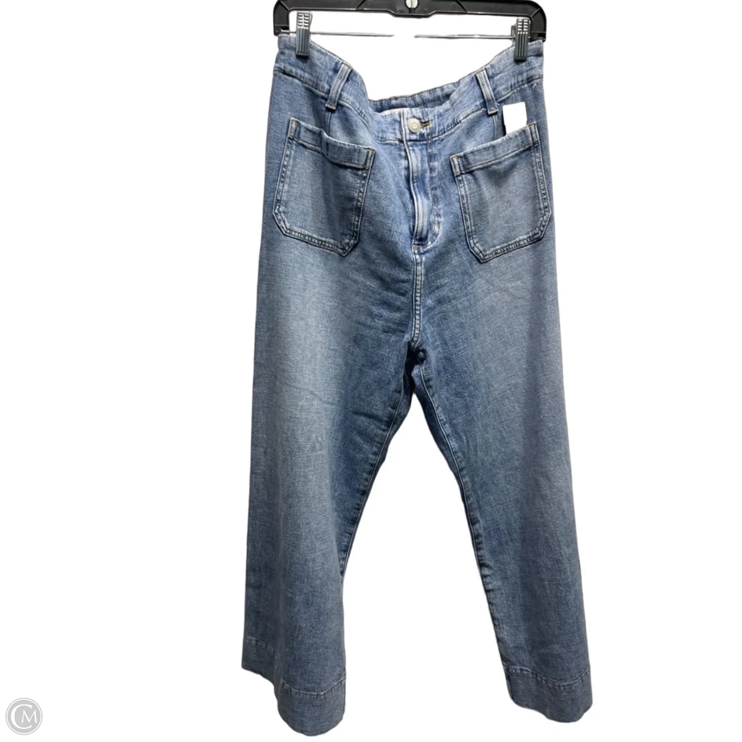 Jeans Wide Leg By Lc Lauren Conrad In Blue Denim, Size: 14