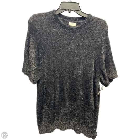 Top Short Sleeve By J. Crew In Black, Size: Xl